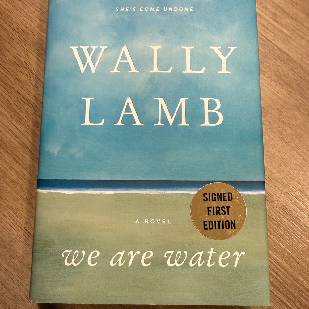 Wally Lamb 'We Are Water' Signed First Edition